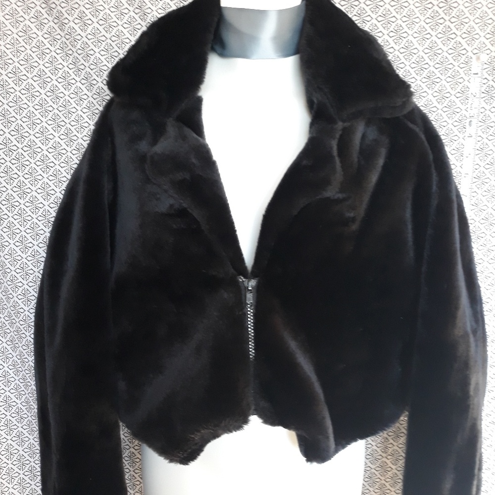 Faux Fur Cardigan coat